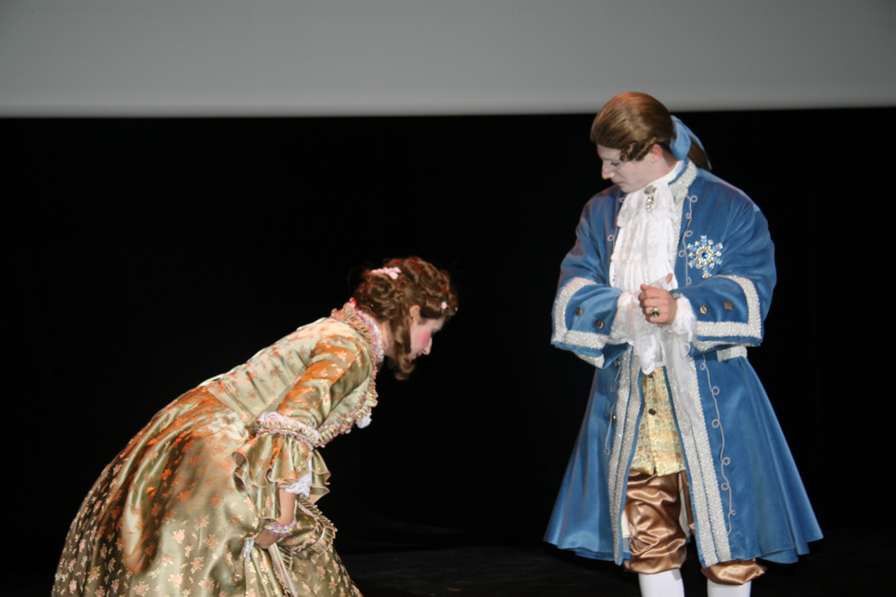 Louis XV et Mme de Pompadour